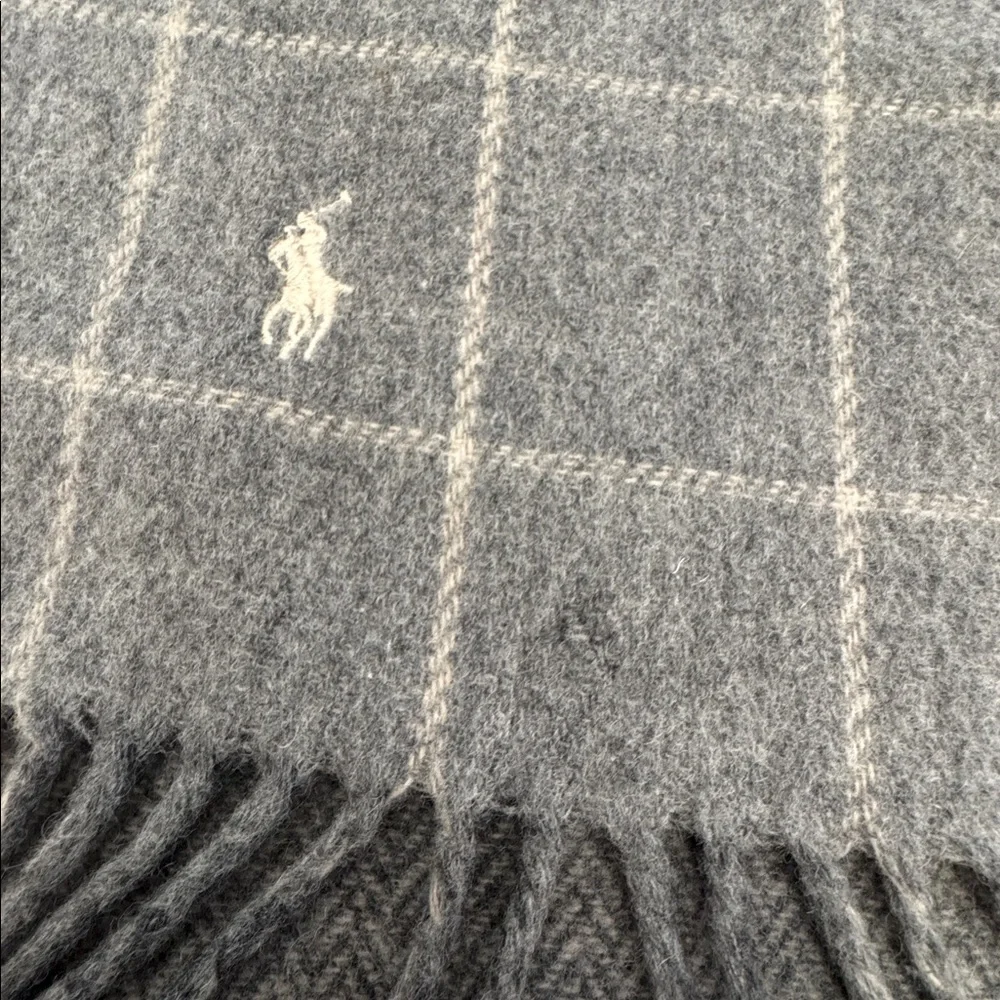 Polo Ralph Lauren Reversible Windowpane scarf